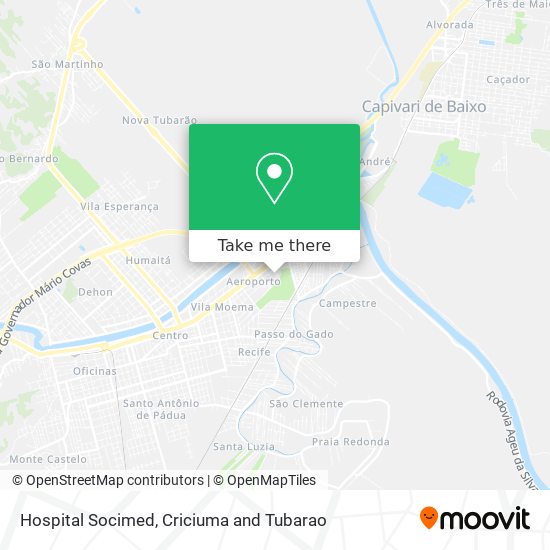 Mapa Hospital Socimed