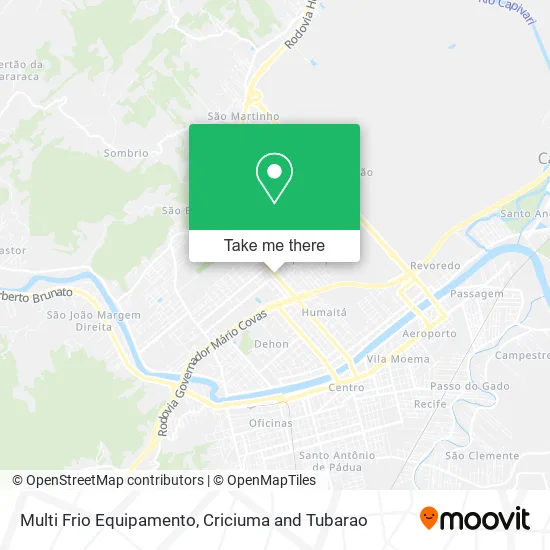 Multi Frio Equipamento map