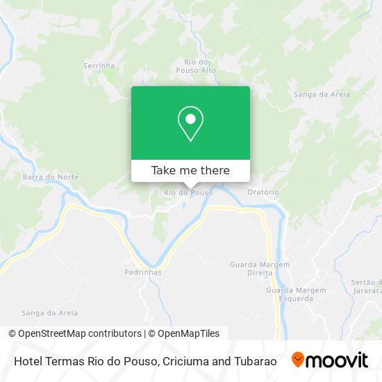 Hotel Termas Rio do Pouso map