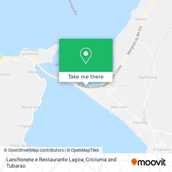 Lanchonete e Restaurante Lagoa map