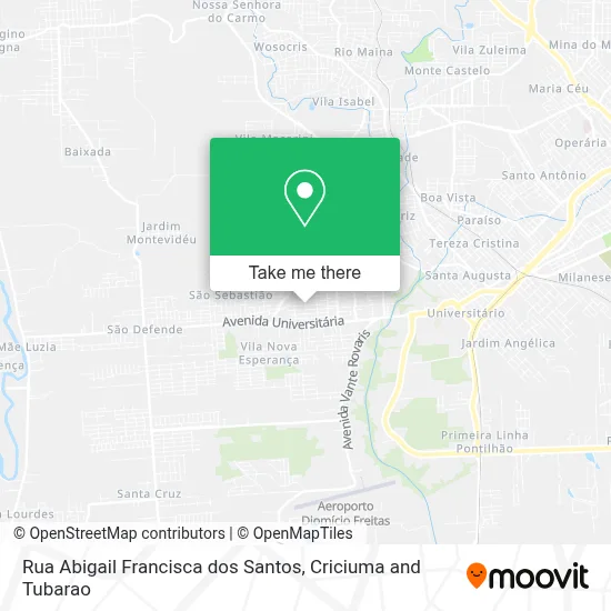 Rua Abigail Francisca dos Santos map