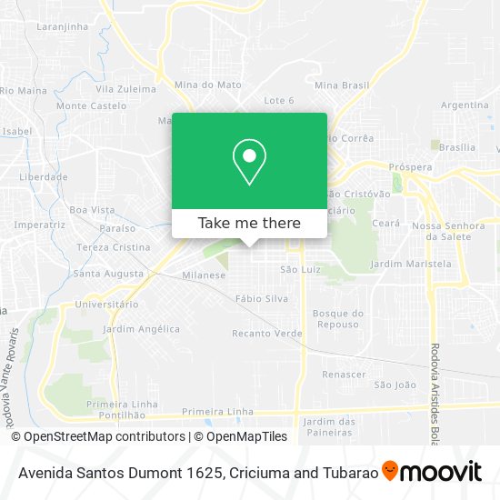 Avenida Santos Dumont 1625 map