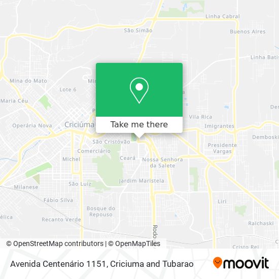 Avenida Centenário 1151 map