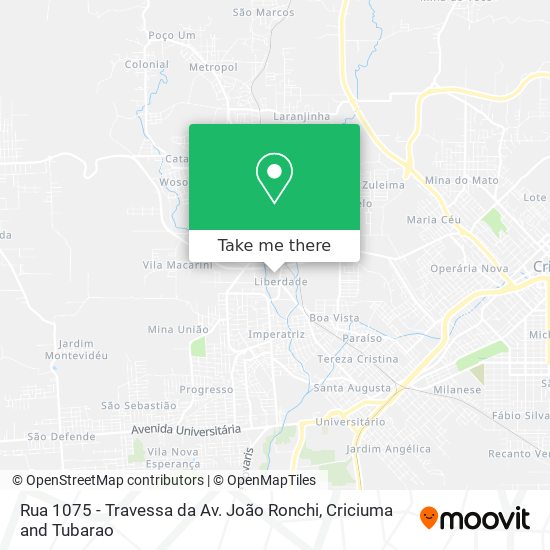 Rua 1075 - Travessa da Av. João Ronchi map
