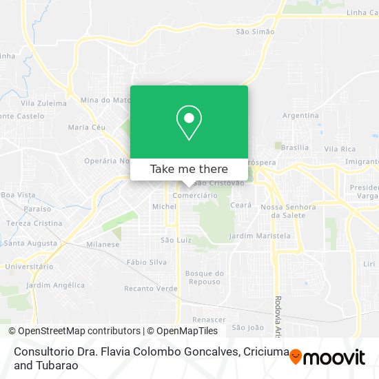 Consultorio Dra. Flavia Colombo Goncalves map
