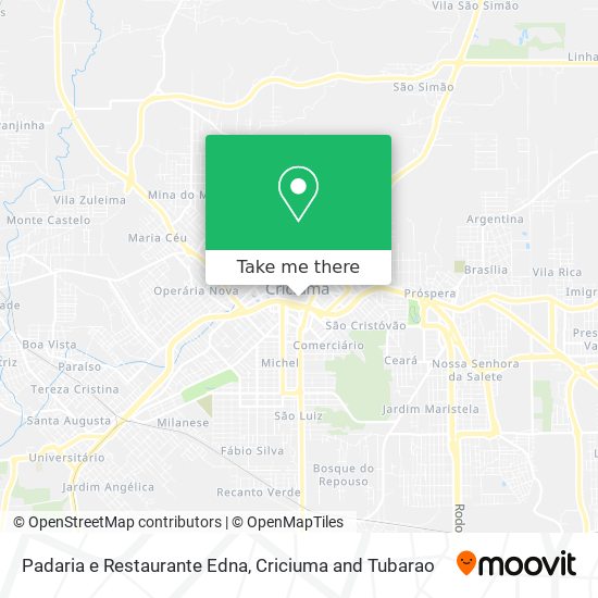 Padaria e Restaurante Edna map