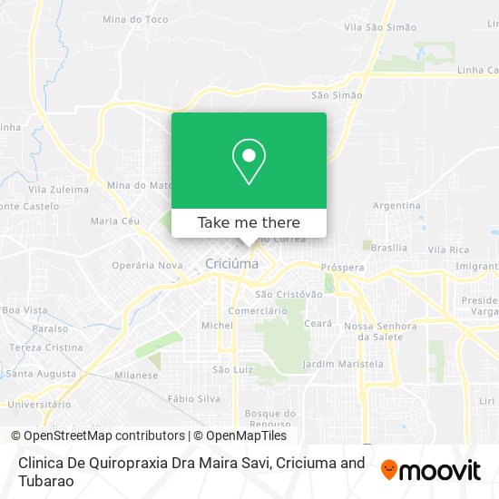 Clinica De Quiropraxia Dra Maira Savi map