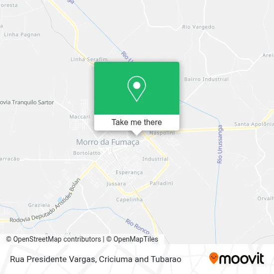 Rua Presidente Vargas map