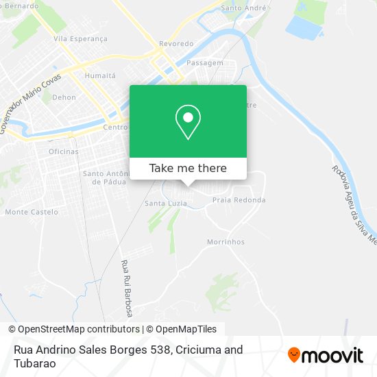 Rua Andrino Sales Borges 538 map
