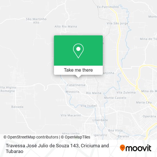 Travessa José Julio de Souza 143 map