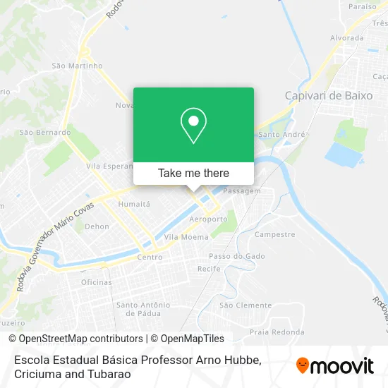 Escola Estadual Básica Professor Arno Hubbe map