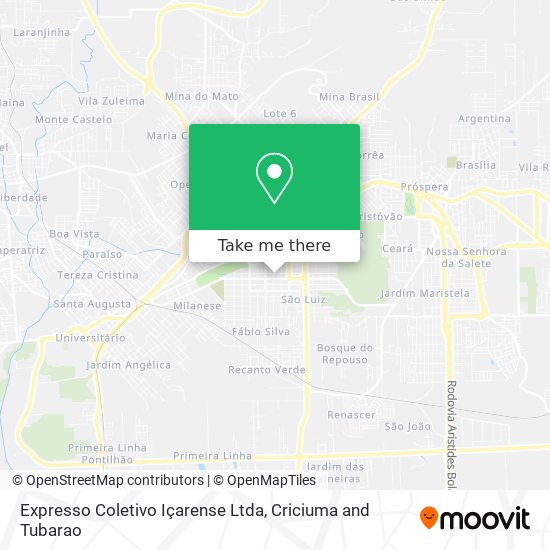 Expresso Coletivo Içarense Ltda map