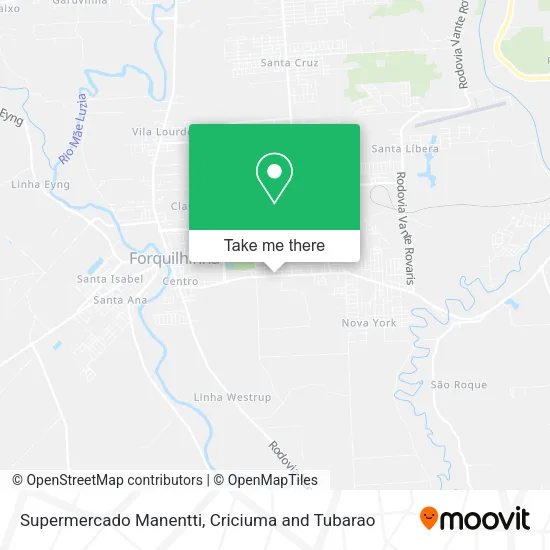 Supermercado Manentti map