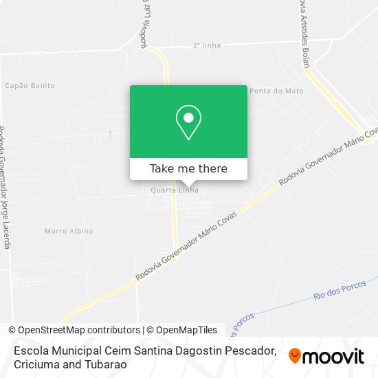 Escola Municipal Ceim Santina Dagostin Pescador map