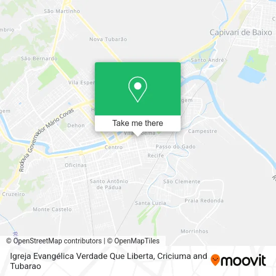 Igreja Evangélica Verdade Que Liberta map
