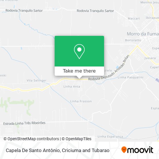 Capela De Santo Antônio map