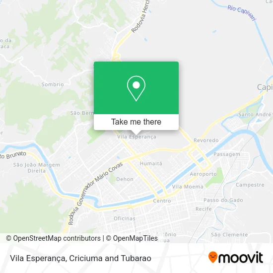 Vila Esperança map