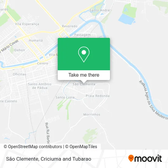 São Clemente map