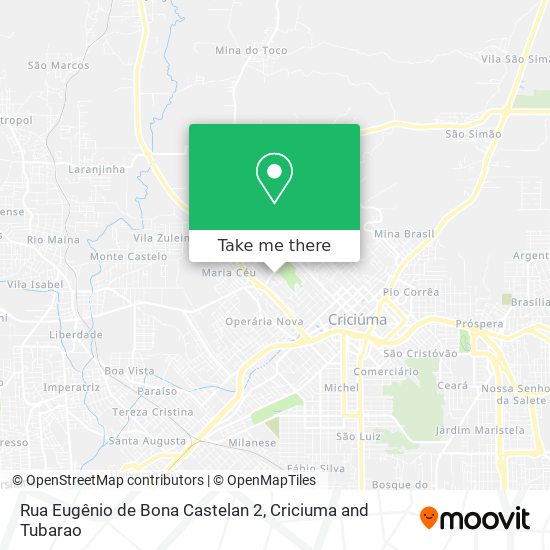 Rua Eugênio de Bona Castelan 2 map