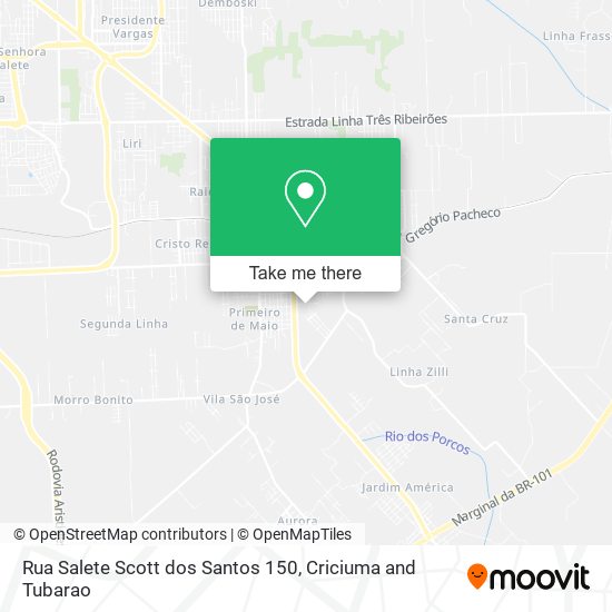 Rua Salete Scott dos Santos 150 map