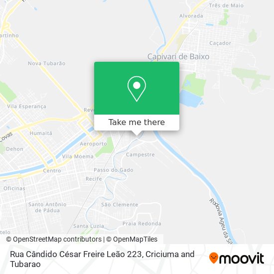 Rua Cândido César Freire Leão 223 map