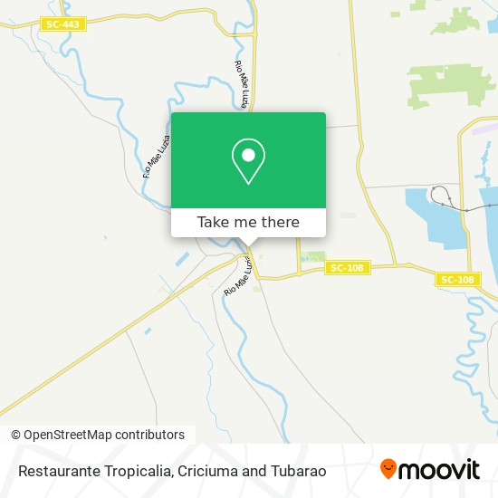 Restaurante Tropicalia map