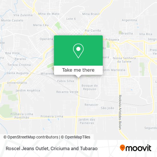 Roscel Jeans Outlet map