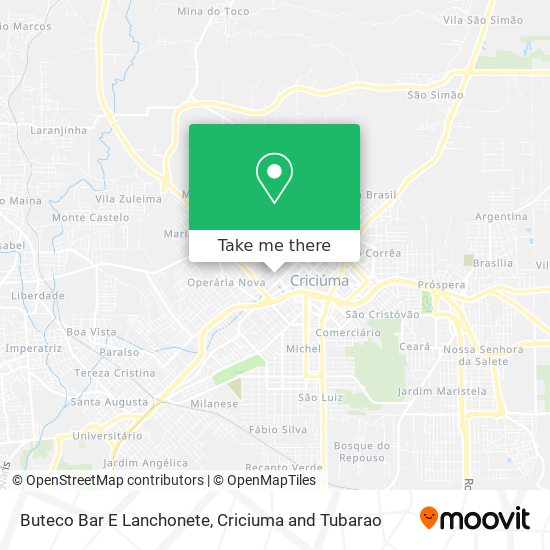 Buteco Bar E Lanchonete map