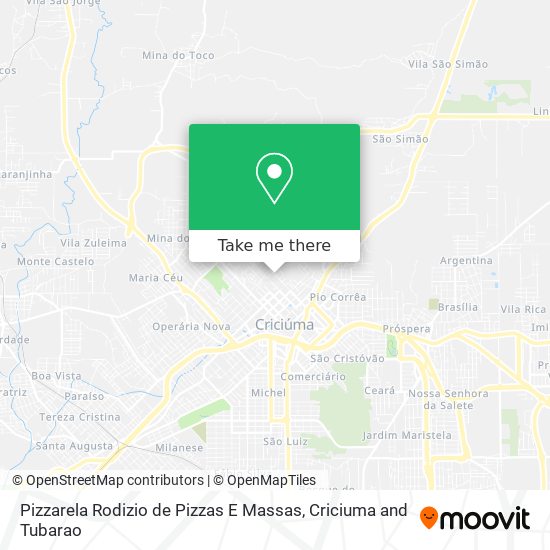 Pizzarela Rodizio de Pizzas E Massas map