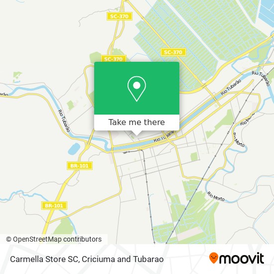 Mapa Carmella Store SC