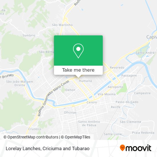 Mapa Lorelay Lanches