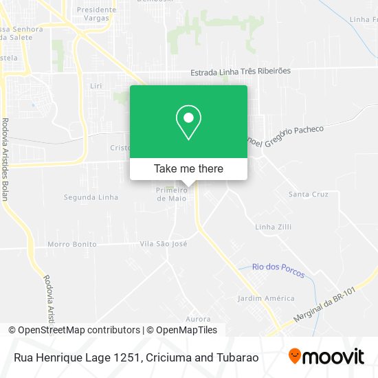 Rua Henrique Lage 1251 map