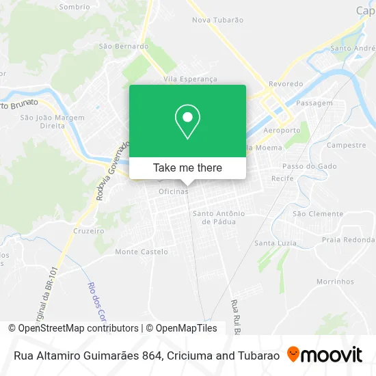 Rua Altamiro Guimarães 864 map