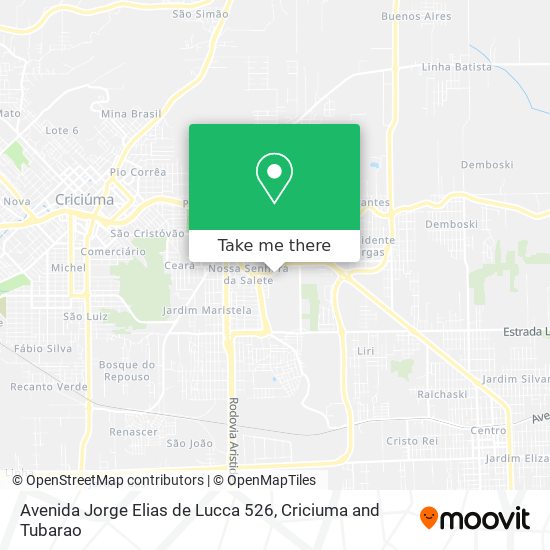 Avenida Jorge Elias de Lucca 526 map