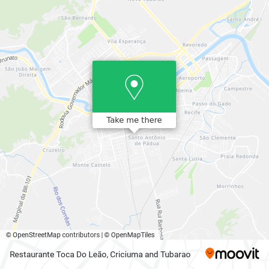 Restaurante Toca Do Leão map