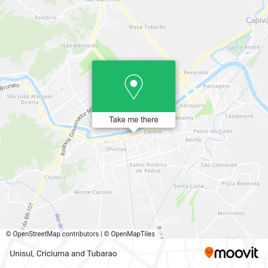 Unisul map
