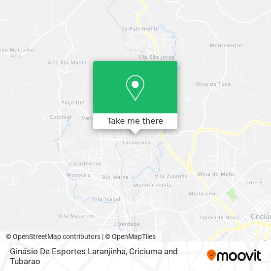 Ginásio De Esportes Laranjinha map