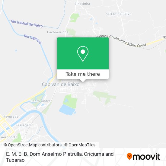 E. M. E. B. Dom Anselmo Pietrulla map