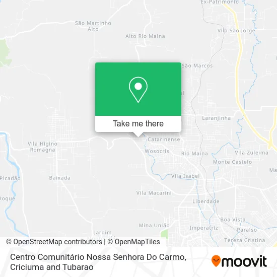 Centro Comunitário Nossa Senhora Do Carmo map