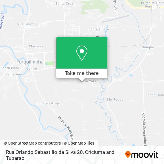Rua Orlando Sebastião da Silva 20 map