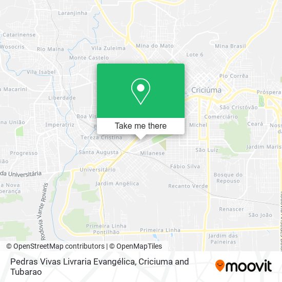 Pedras Vivas Livraria Evangélica map
