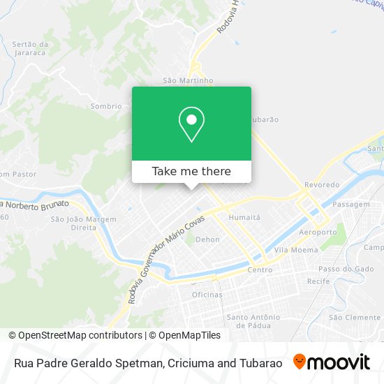 Rua Padre Geraldo Spetman map