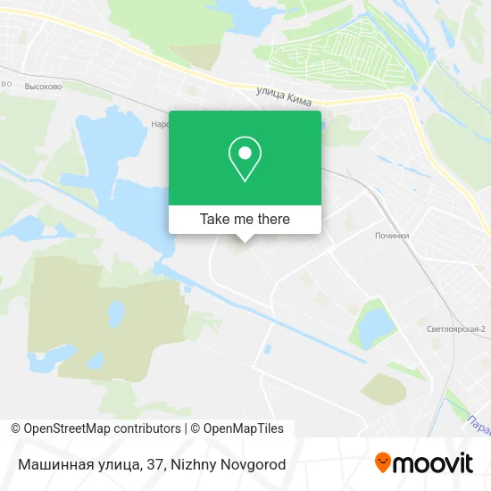 Машинная улица, 37 map