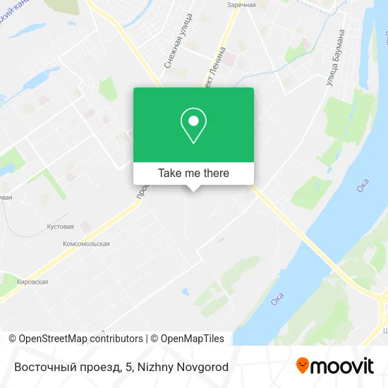 Восточный проезд, 5 map