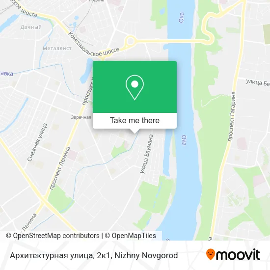 Архитектурная улица, 2к1 map