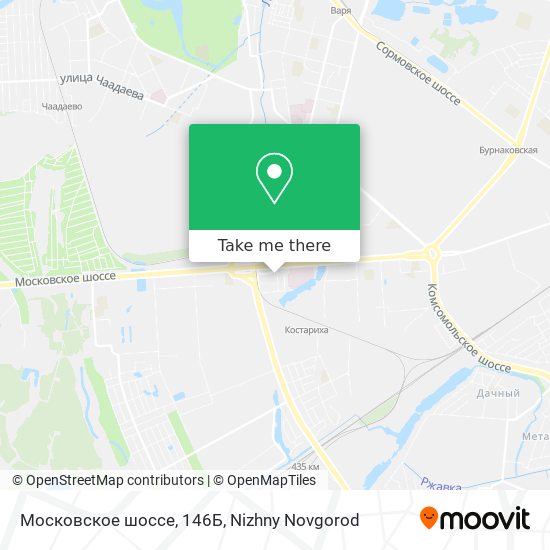 Московское шоссе, 146Б map
