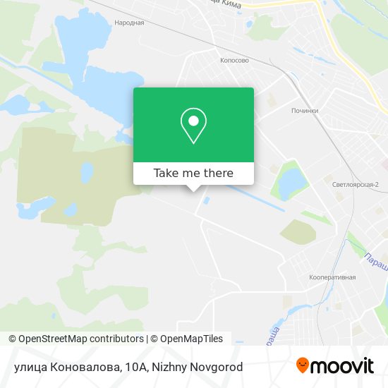 улица Коновалова, 10А map