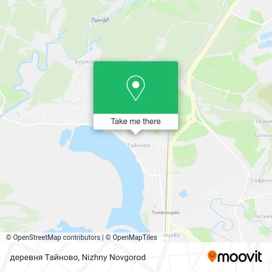 деревня Тайново map
