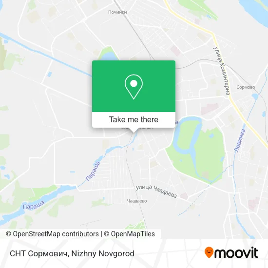 СНТ Сормович map