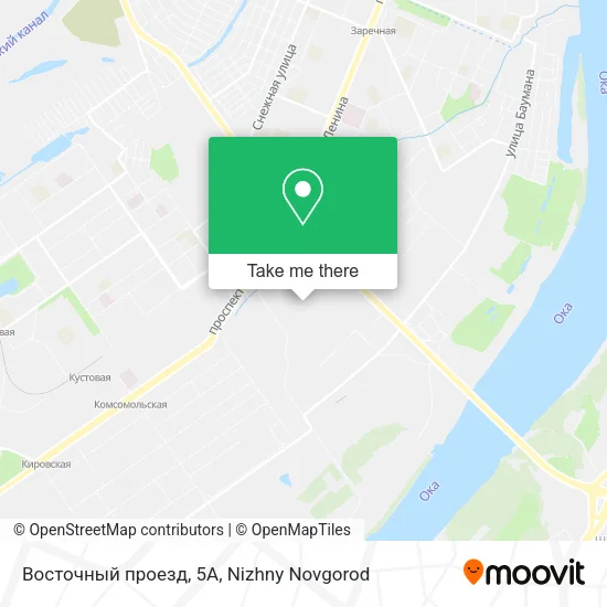 Восточный проезд, 5А map